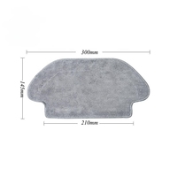 Piezas de Robot Aspirador para Xiaomi Mijia Viomi X2 2s Pro, Mopa de Microfibra para Mopa Húmeda y Seca, Reemplazos de Paño, 2S Pro