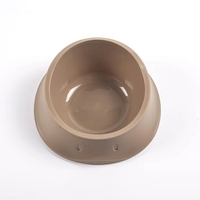 Bol en plastique antidérapant et anti-renversement pour animaux de compagnie, gamelle simple pour chiens et chats, pour petits animaux