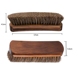 Spazzola per dettagli <span class=keywords><strong>auto</strong></span> spazzola per peli di cavallo in legno naturale pulita per <span class=keywords><strong>interni</strong></span> in pelle pulita - Product Image 4