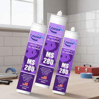 Scellant super résistant à haute adhérence blanc/noir 300 ml, fabrication OEM en Chine, fixe tout