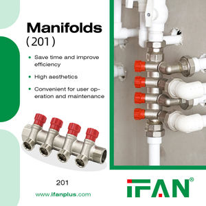 IFAN保証品質3/4 "マニホールド4方法床下暖房システム真水マニホールド - Product Image 3