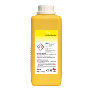 Tinta Amarilla Easy Inks Eco Solvent Exact 3, 1000 ml, para Impresoras Roland - Product Image 1