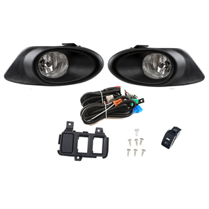 Rõ ràng Sương Mù Ánh sáng Kit đối với Honda Accord EX-L LX Sedan 2008 2009 2010 2011 foglight với chuyển đổi dây bóng đèn và đèn sương mù bezel - Product Image 3