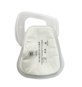 Respirador de media cara 8809 con cartucho de filtro de vapor de dióxido de azufre reutilizable para protección en la producción química - Product Image 6