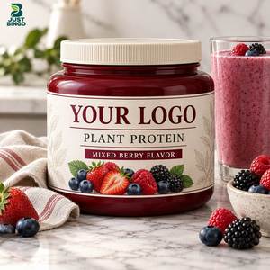 Proteína Vegetal en Polvo con Bolsa de Recarga y Envase, Fabricante de Marca Privada con Diseño de Empaque Personalizado - Product Image 1