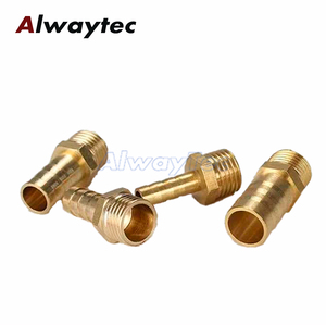 Pirinç döküm boru tesisat 4mm-19mm hortum diken kuyruk 1/8 "1/4" 1/2 "3/8" BSP erkek konnektör bakır çoğaltıcı adaptörü - Product Image 1