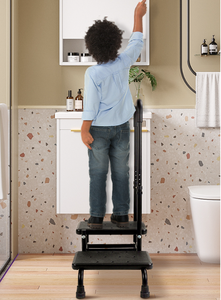 Diseño simple blanco fácil portátil jardín sillas de jardín de infantes taburete plegable inodoro escalón otomano taburete para niños - Product Image 3