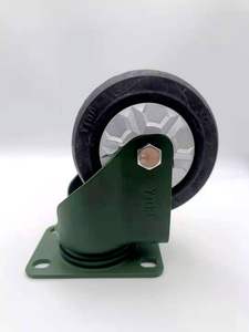 YTOP 3 Zoll Bohrloch-Befestigung Gummi-Roller mit Bremse leichte Last tpr-Radroller - Product Image 5