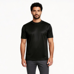 T-Shirt da Uomo in <span class=keywords><strong>Cotone</strong></span> Mercerizzato 100% Best Seller, Alta Qualità, Logo Personalizzato, Lussuoso, Casual, Morbido, Traspirante, Lucido - Product Image 1