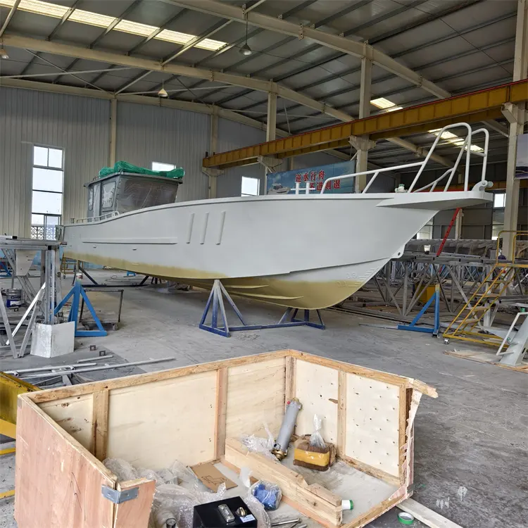 25 ans d'expérience dans la fabrication de bateaux en alliage d'aluminium pour la pêche marine/les affaires/les sports/le travail pour l'Asie et l'Amérique