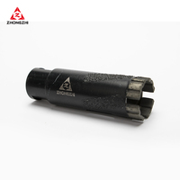 Foret diamanté soudé au laser personnalisable OEM, scie cloche diamantée pour perçage à sec et humide du granit et de la pierre