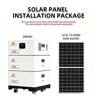 Panneaux solaires 20 kWh avec stockage par batterie - Batterie de stockage photovoltaïque au lithium
