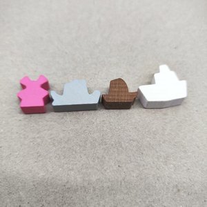 Meeple de Madera Personalizado con Forma Creativa, Mini Meeple Educativo de Madera <span class=keywords><strong>3D</strong></span> para Juegos de Mesa - Product Image 5