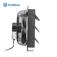 Ventilateur axial à faible bruit HONGGUAN, 300 mm, AC 110V, pales en aluminium, volets, ventilation d'entrepôt, moteur Eco-watt