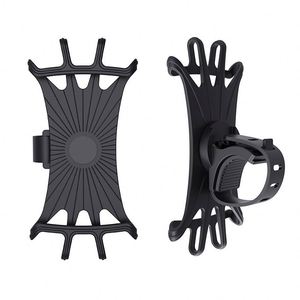Shockproof Stretchable Silicone Bike Phone <b>Holder</b> Adjustable Stable AntiSlip Lightweight Reliable Secure Navigation Mount - Product Image 1