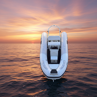 4.2m PVC/Hypalon/Orca Aluminium RIB Yacht Pas Cher Bateau Gonflable De Luxe à Vendre