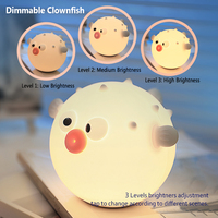 Veilleuse LED en silicone pour fruits de poire 7 couleurs à gradation tactile USB rechargeable Lampe de chevet de dessin animé Décoration de chambre à coucher Cadeau d'enfant mignon