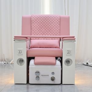 Chaise de massage des pieds Zxm de haute qualité, lumières LED, canapé de spa, meubles de salon de manucure, chaise de pédicure pour salon de beauté - Product Image 3