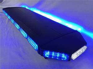 Barra luminosa di avvertimento blu da 1100mm led stroboscopi di avvertimento lampeggianti altre barre luminose per camion di traino per auto di pattuglia di veicoli di emergenza - Product Image 2