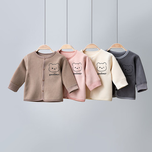 Veste en polaire épaisse et chaude pour bébé, automne-hiver, motif dessin animé, cardigan pour nourrissons, <span class=keywords><strong>manteau</strong></span> pour garçons et filles - Product Image 1