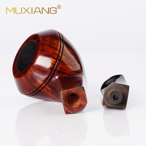 Muxiang Briarwood Smoking Pipe Bent Shape 3mm Filter Solid Wood Tobacco Pipe - Product Image 4