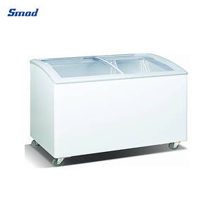 Smad 500l Big Deep Curved Glass Door Supermarket Display Chest <b>Freezer</b> for Ddh-500xu(yx) Ddh-500xu(yx) Commercial Glass Door - Product Image 2
