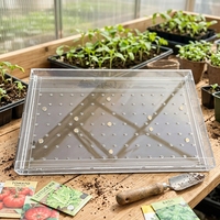 Semoir manuel compact à pousser avec bac en acrylique pour graines de légumes – Prix usine