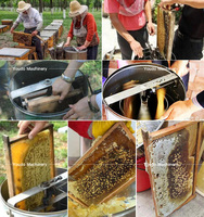 Elektrische 2-72 Waben Honigschleuder für Bienenwachs und Imkereibetriebe
