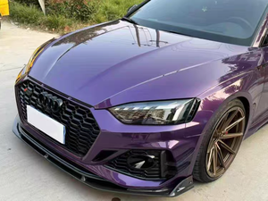 Lèvre avant en fibre de carbone véritable style <span class=keywords><strong>RS5</strong></span> A1, lèvre de pare-chocs avant, séparateur avant pour <span class=keywords><strong>Audi</strong></span> <span class=keywords><strong>RS5</strong></span> <span class=keywords><strong>2021</strong></span>+ - Product Image 5