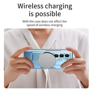 Pour <span class=keywords><strong>Samsung</strong></span> Z Fold 6 <span class=keywords><strong>coque</strong></span> <span class=keywords><strong>de</strong></span> <span class=keywords><strong>téléphone</strong></span> 2024 360 Protection complète <span class=keywords><strong>avant</strong></span> verre trempé charnières <span class=keywords><strong>de</strong></span> nivellement couverture pli 5 4 3 avec Film d'objectif - Product Image 5