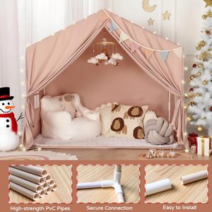 Grande tente de jeu château de princesse pour enfants, tente de jeu d'intérieur, maison de jeu pour enfants, château de princesse, tente pour garçons, cadeaux - Product Image 6