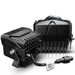 FDN 60w Lampe de travail LED pour voiture, camion, <span class=keywords><strong>moto</strong></span>, projecteur 60W 6000LM Luces Led bicolore, une ligne jaune et blanche, Luz Led Motos - Product Image 2