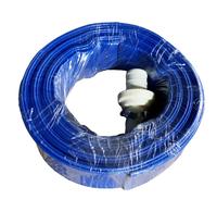 Tuyau d'arrosage agricole plat extensible à 3 couches en PVC/caoutchouc nitrile, longueur personnalisée, diamètre 6 pouces, service de découpe disponible