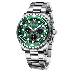 Reloj de Oro de Lujo para Hombre, Marca Superior BIDEN, Resistente al Agua 3ATM, Clásico Dorado Azul 0239-1, Reloj de Pulsera Casual de Negocios para Hombre, Regalos para Hombre - Product Image 3