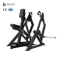 Appareil de musculation professionnel de haute qualité : Machine à rames verticale en acier épais pour l'entraînement des bras et des pectoraux en position assise, idéale pour la salle de sport