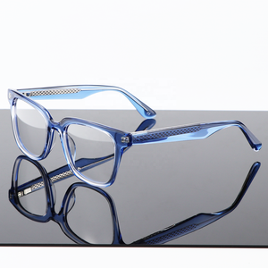 2024 thiết kế cổ điển Unisex Chống ánh sáng màu xanh khung quang kính Acetate kim cương máy tính đọc Kính mắt chặn - Product Image 4