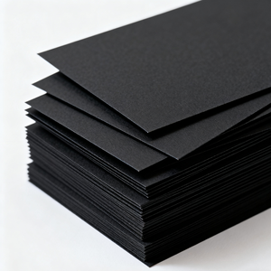 100% bột giấy nguyên chất cấp thực phẩm thẻ Đen giấy cao cấp giấy & bìa cho in Offset cho bao bì Quà Tặng - Product Image 1