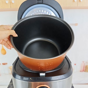 Nouvelle Cocotte de Riz Intelligente Automatique Numérique 5L, Antiadhésive, Grande Capacité, pour la Maison, 110V/220V, Argent, Modèle 2025 - Product Image 3