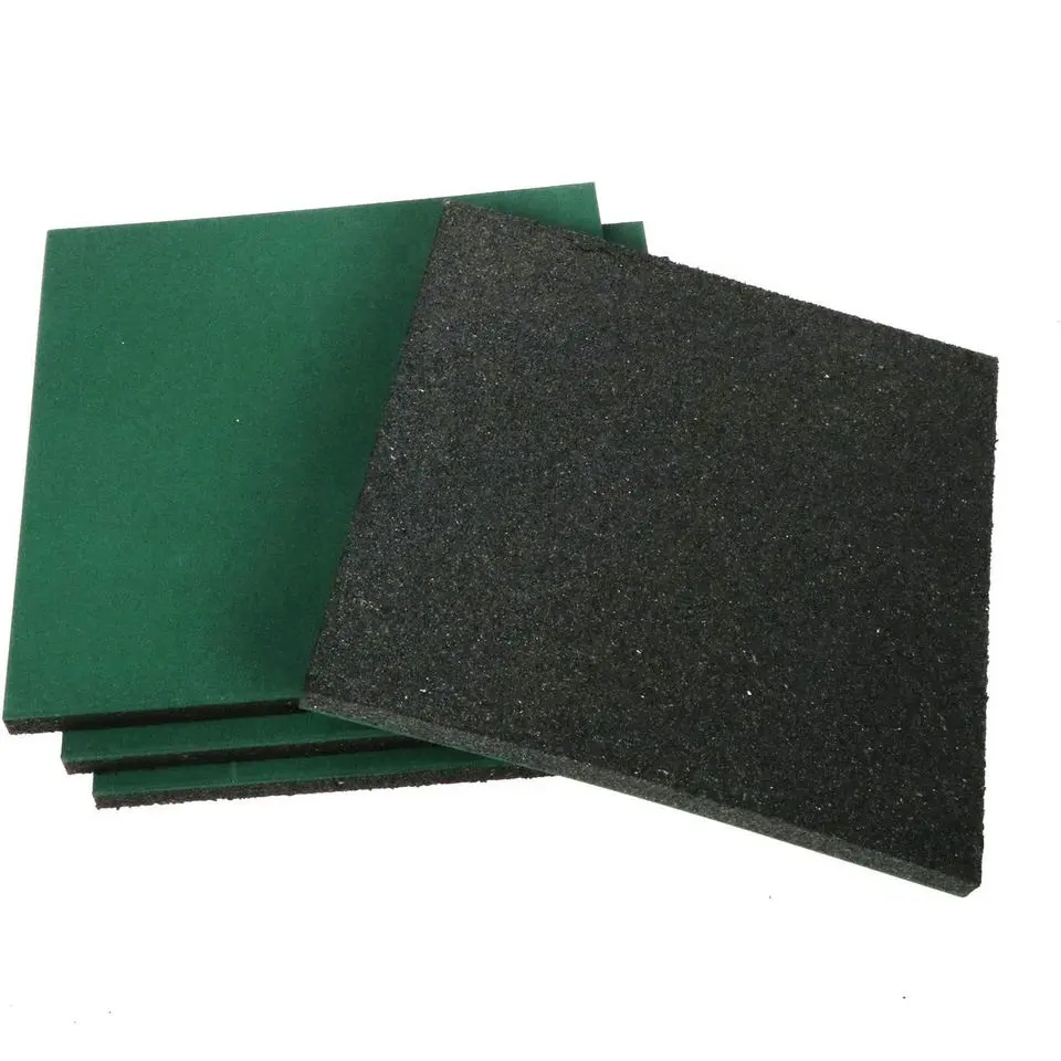 High density colorful outdoor Rubber mat for sport Playground Tiles Epdm Rubber Granule Flooring Tiles