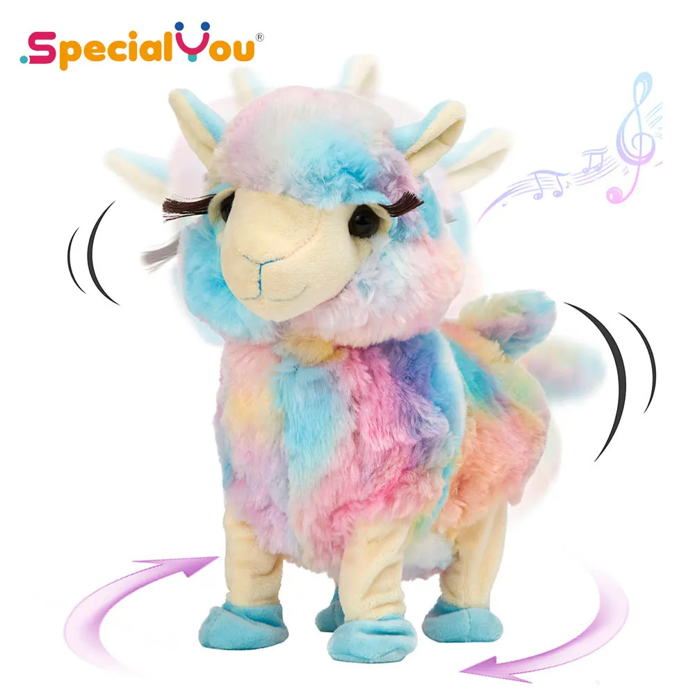 SpecialYou лама музыкальный танцующий Альпака хип и вращающаяся голова интерактивные электрические игрушки качающиеся мягкие животные