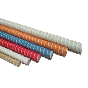 Özelleştirilmiş çeşitli renkler GRP profil çubuklar fiberglas parçaları vida konu çubuklar