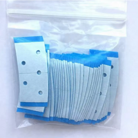 Ruban adhésif double face invisible ultra-résistant, mini-bandes bleues pour toupets, extensions capillaires et perruques, 36 unités/paquet