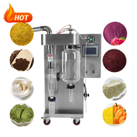 2L Wei-eiwitpoeder maakmachine, groente- en fruitpoederdroger, centrifuge, atomiser, melkpoeder, mini sproeidroger voor laboratorium, prijs