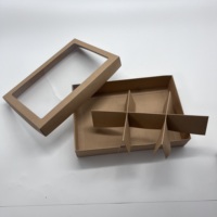 Boîtes d'emballage en papier couché pliables et recyclables pour biscuits, desserts, gâteaux et sushis avec laminage brillant/mat et gaufrage