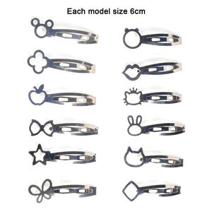 إكسسوارات شعر سهلة الاستخدام للفتيات مشابك شعر متدلية للفتيات مشابك شعر صغيرة من الفضة مشابك شعر مانعة للإنزلاق إكسسوارات - Product Image 3