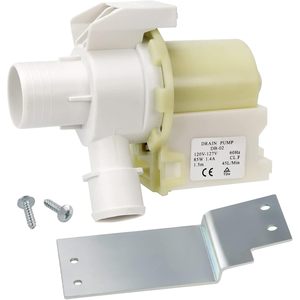 Bomba de Desagüe Eléctrica para Lavadora WH23X10030, 45L/Min, 120V, 85W, Pieza de Repuesto Duradera de Plástico para Electrodomésticos de Lavandería - Product Image 1