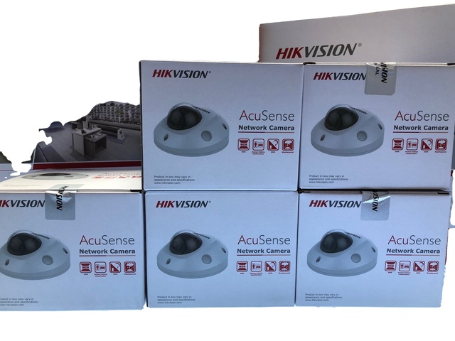 Hikvision DS-2CD2543G2-IS 4MP AcuSense Mini Dome IP Camera Built-in Mic PoE Outdoor Security Camera