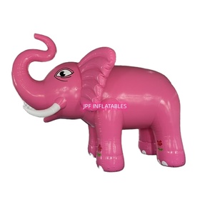 Voi hồng bơm hơi lớn cho quảng cáo ngoài trời. Tùy chỉnh thực hiện <span class=keywords><strong>Inflatable</strong></span> voi cho công viên - Product Image 2