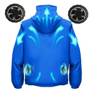 Sun protection Outdoor Anti-UV Fan <b>Cooling</b> <b>Jacket</b> New air Conditioning Clothes Fan <b>Cooling</b> Cloth - Product Image 5