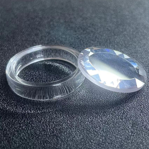 Verre de montre en saphir, pièces de montre personnalisées, verre de saphir découpé au laser, verre de montre rond et plat - Product Image 1